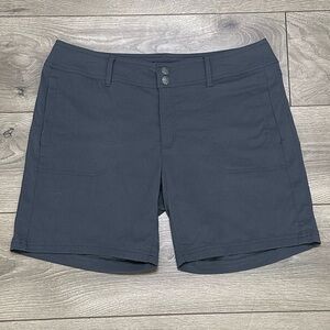 Prana Stretch Zion Halle Hiking Casual Shorts Gray Size 12